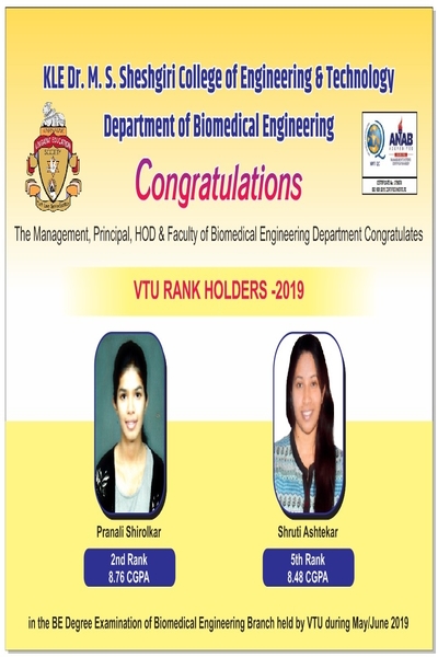 Read more about the article VTU rank holder 2019