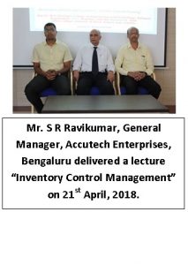 You are currently viewing Ravikumar_Guest_Lecture