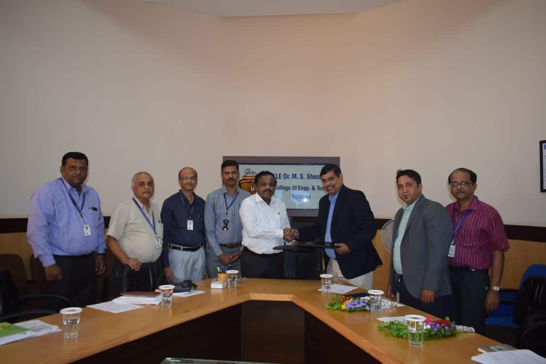 You are currently viewing MoU between  KLE Dr. M S S C E T Belagavi & EDS Technologies Limited Bangalore