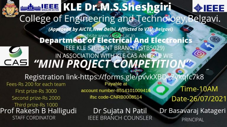 Read more about the article Mini Project Competition