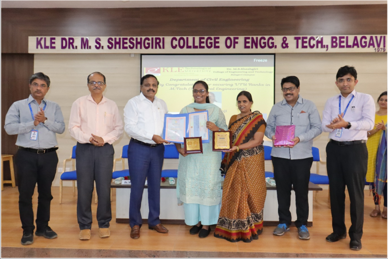 Read more about the article Felicitation of VTU Rank Holders, M.TECH(Structural Engineering), year 2022